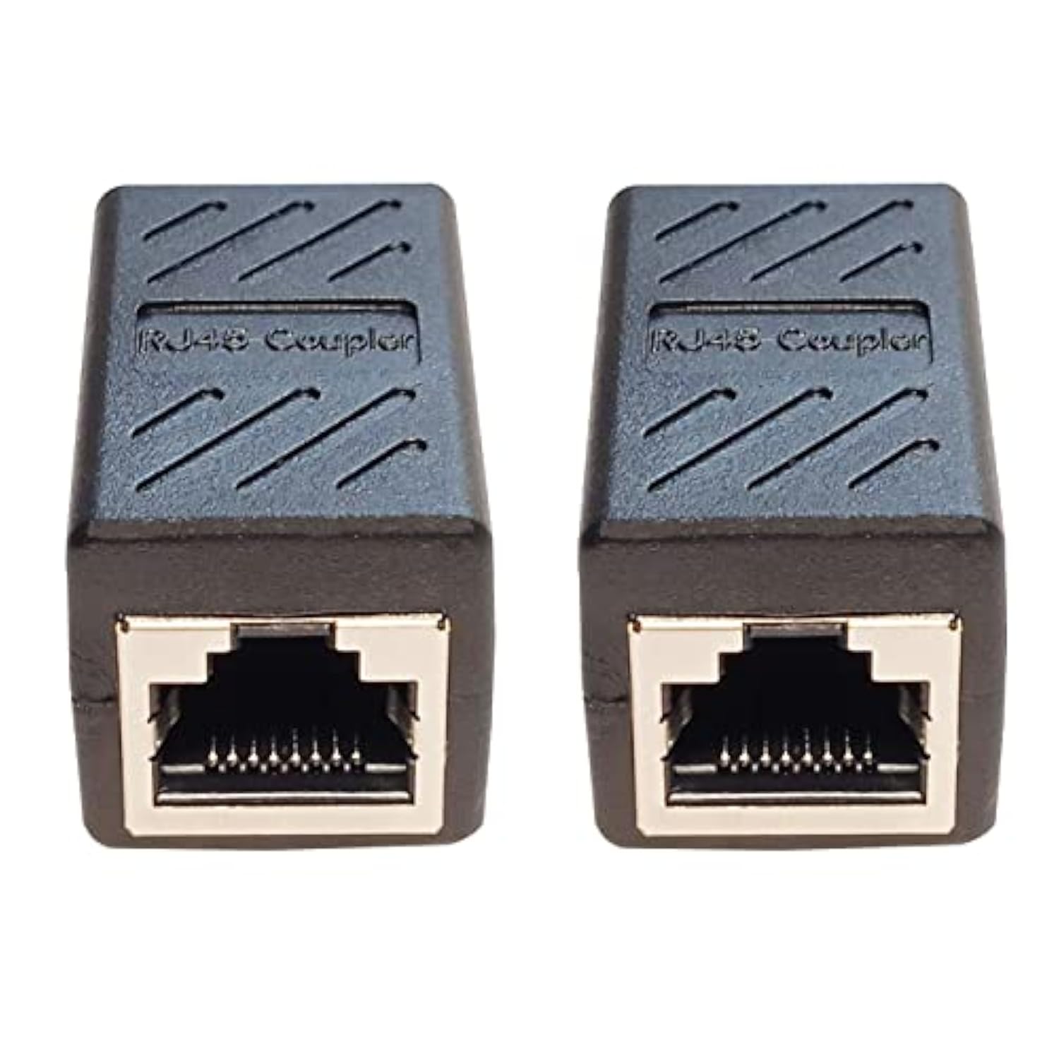Rj45 In-Line Coupler Adapter Female To Female Ethernet Cable Extender 8-Pin Mo