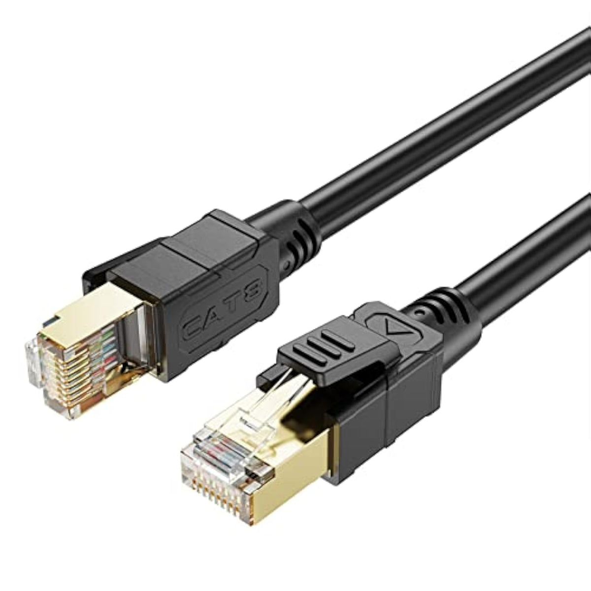 Cat8 Ethernet Cable, 6Ft Supper Speed 26Awg 40Gbps, 2000Mhz With Gold Plated R