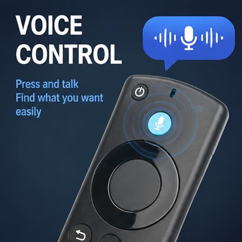 Voice Replacement Remote for Insignia Toshiba Fire Smart TVs, Compatible with TV-Stick Controller