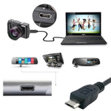 Micro Usb 2.0 Type B 5Pin Male To Micro Usb Female Extension Cable 1.64Ft Full