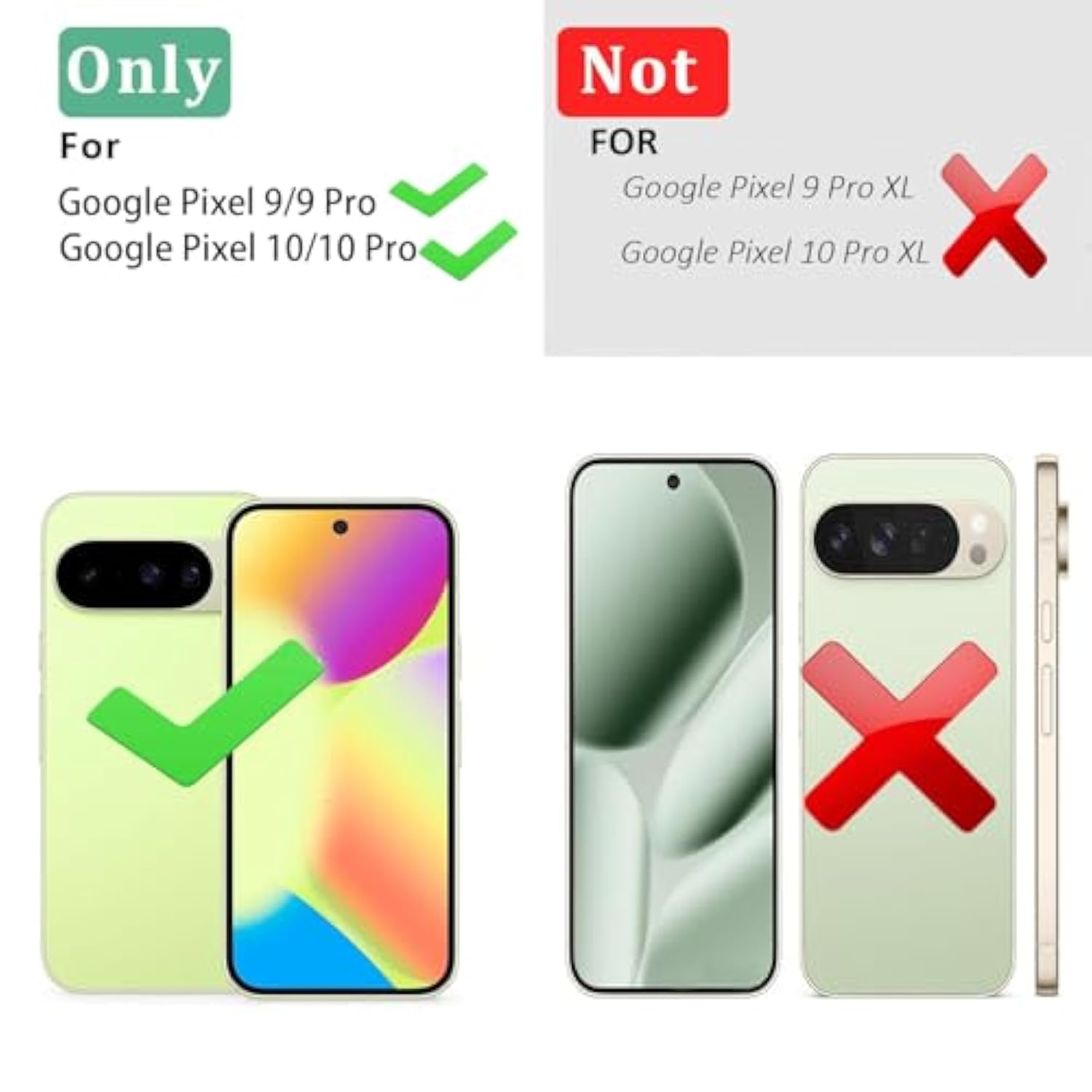 For Google Pixel 9/9 Pro Case: For Pixel 10/10 Pro Case Cute Flowers Floral Design For Girls Women Slim Soft Tpu Bumper Shockproof Silicone Cell Phone Cover (Mint Green/Magnolia)