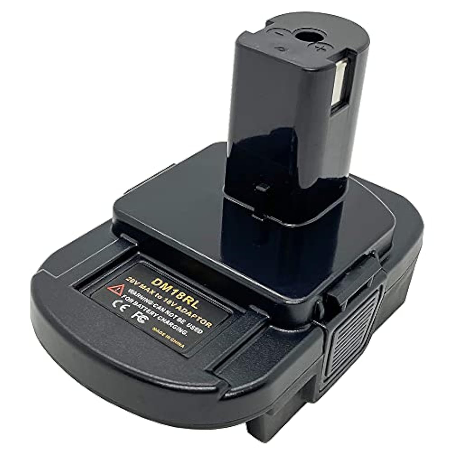 Battery Adapter for Ryobi 18V, Converts Dewalt 20V to Ryobi with USB Charging