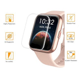 [5 Pack] For Tensky Smart Watch Id208 Plus Screen Protector, Case Friendly Hd Clear [Anti-Scratch] [Bubble Free] [Anti-Fingerprint] Pet Film For Tensky 208Bt / Id208 Plus 1.8" Smartwatch