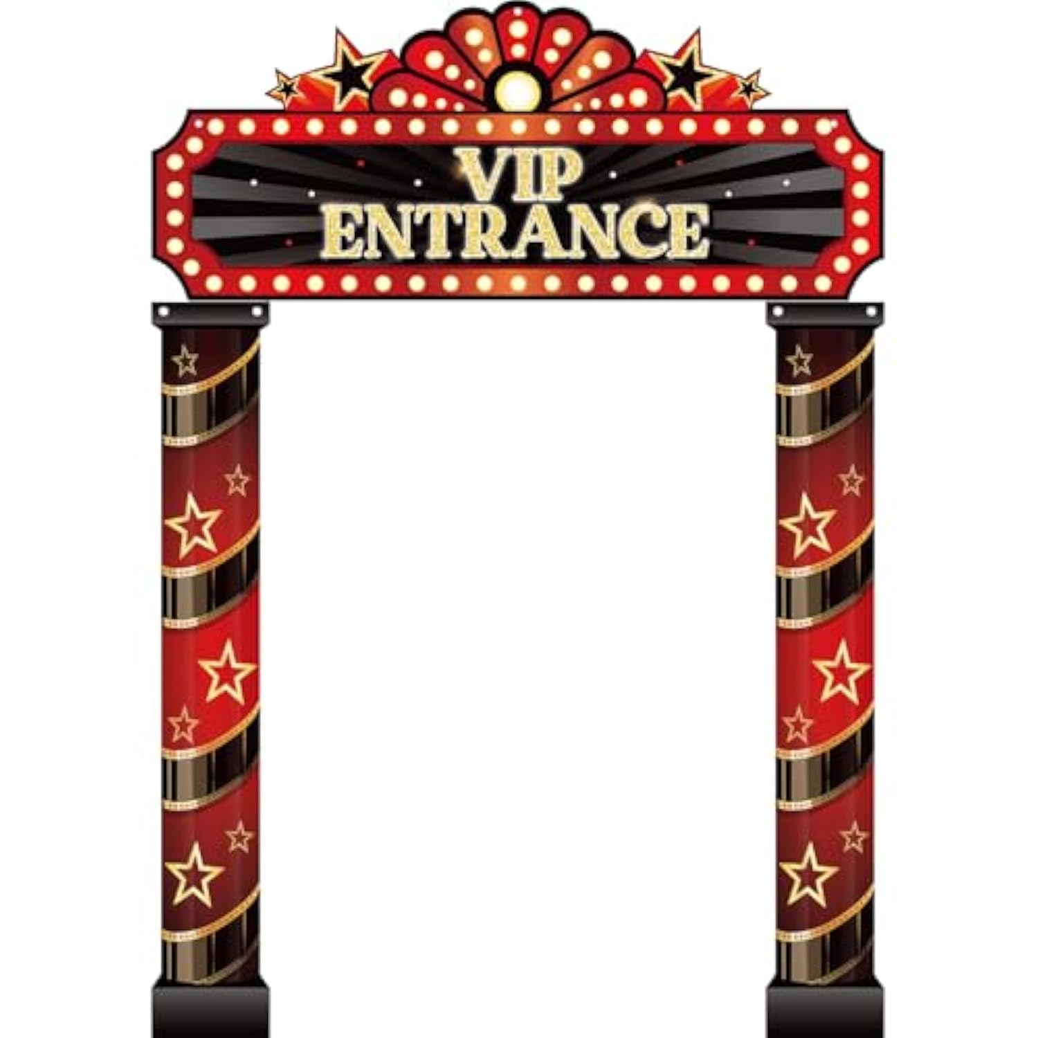 3 Pcs Casino Movie Night Porch Sign Banner Movie Casino Theme Party Decorations Vip Door Entrance Banner Movie Theater Welcome Porch Sign Red Carpet Party Decoration(Movie Night)
