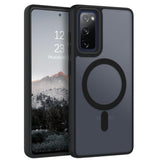 Samsung Galaxy S20 FE Magnetic Case Matte Shockproof Full Body Black