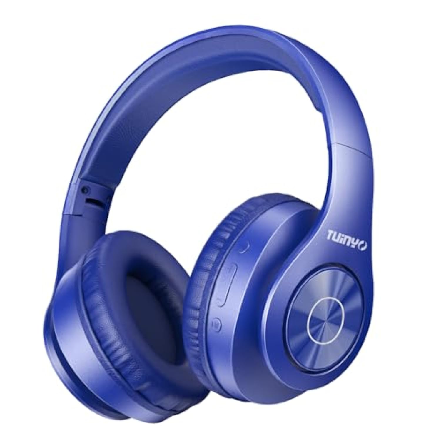 Bluetooth Headphones Wireless, Over Ear Stereo Wireless Headset 40H Playtime With Deep Bass, Soft Memoryprotein Earmuffs, Builtin Mic Wired Mode Pc/Cell Phones/Tvdark Blue …