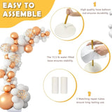 Balloon Arch Kit with Gold Frame Stand: Wedding, Birthday, Baby Shower