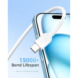 Cable Matters 2-Pack Extreme Flexible 240W USB C Charging Cable - 6ft, Up to [240W Charging, 480Mbps], No Video Support, USB C Charger Cable for MacBook Pro, iPadPro, Dell XPS, Surface Pro, White