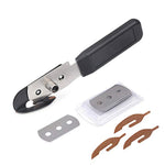 Vinyl Backing Cutter Bodyguard Vinyl Wrap Cutting Knife, Hidden Blade Wrap Cutter For Car Tinting And Backing Paper With 10 Extra Blades And 3 Ptfe Stickers