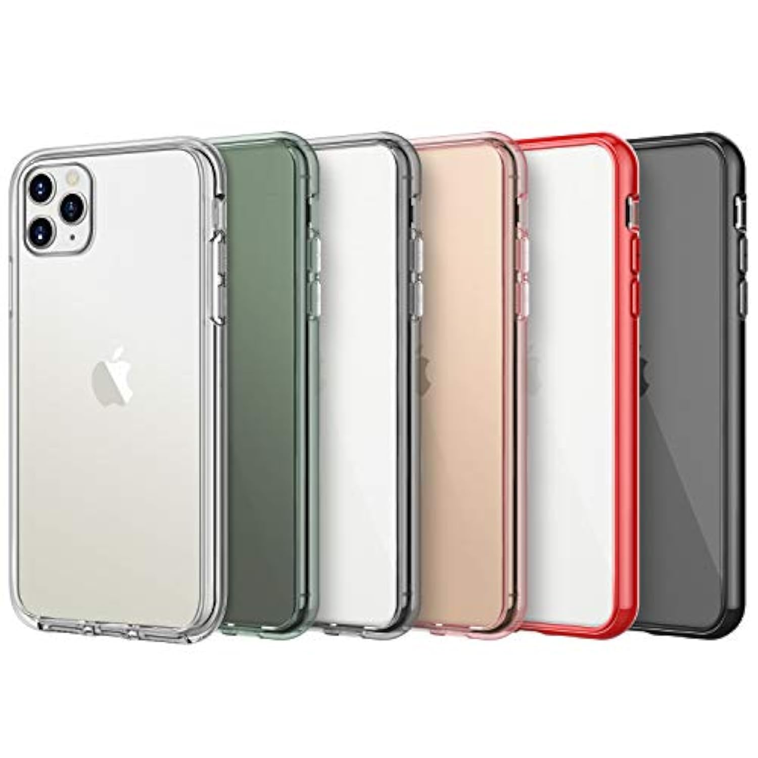 Jetech Case For 11 Pro 5.8-Inch, Non-Yellowing Shockproof Phone Bumper Cover, Anti-Scratch Clear Back (Clear)
