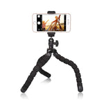 Phone Mini Tripod, Premium Flexible Mobile Phone Tripod Stand Compatible With Iphone Samsung Go Pro, Small Digital Camera, Black