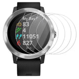 (4 Pack) Screen Protector For Garmin Vivoactive 3 (Not Music) / Instinct 2X Solar Tempered Glass, Hd Clear, Anti Scratch, Bubble Free, 9H Hardness, Case Friendly.
