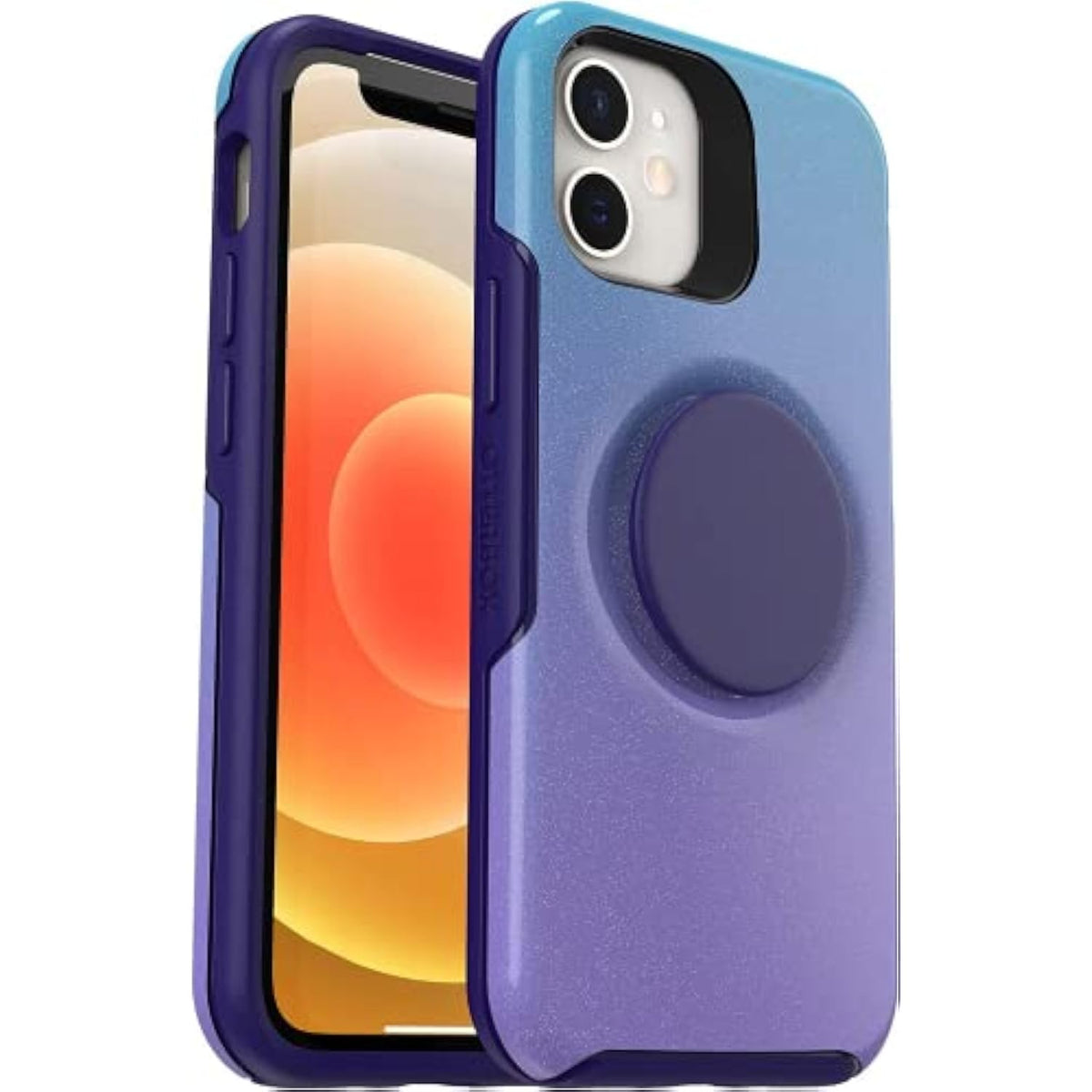 OtterBox + PopGrip Symmetry Series Case for iPhone 12 Mini, Retail Packaging - Making Waves