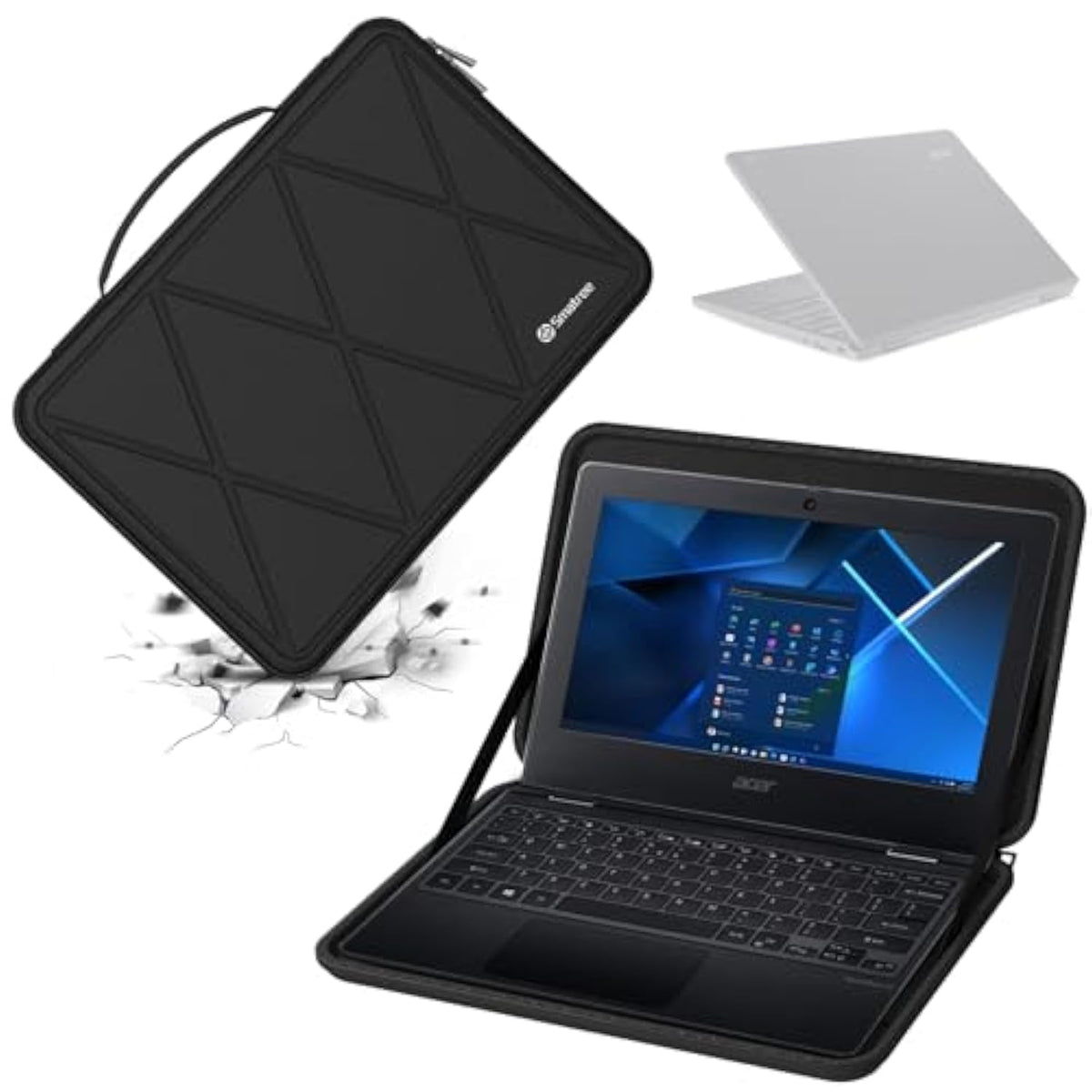 Smatree Hard EVA Protective Sleeve Case Compatible for 11.6 inch Acer TravelMate B3 TMB311-32-C7GS Laptop Slim and Anti-Shock Case Notebook Bag (X8028)