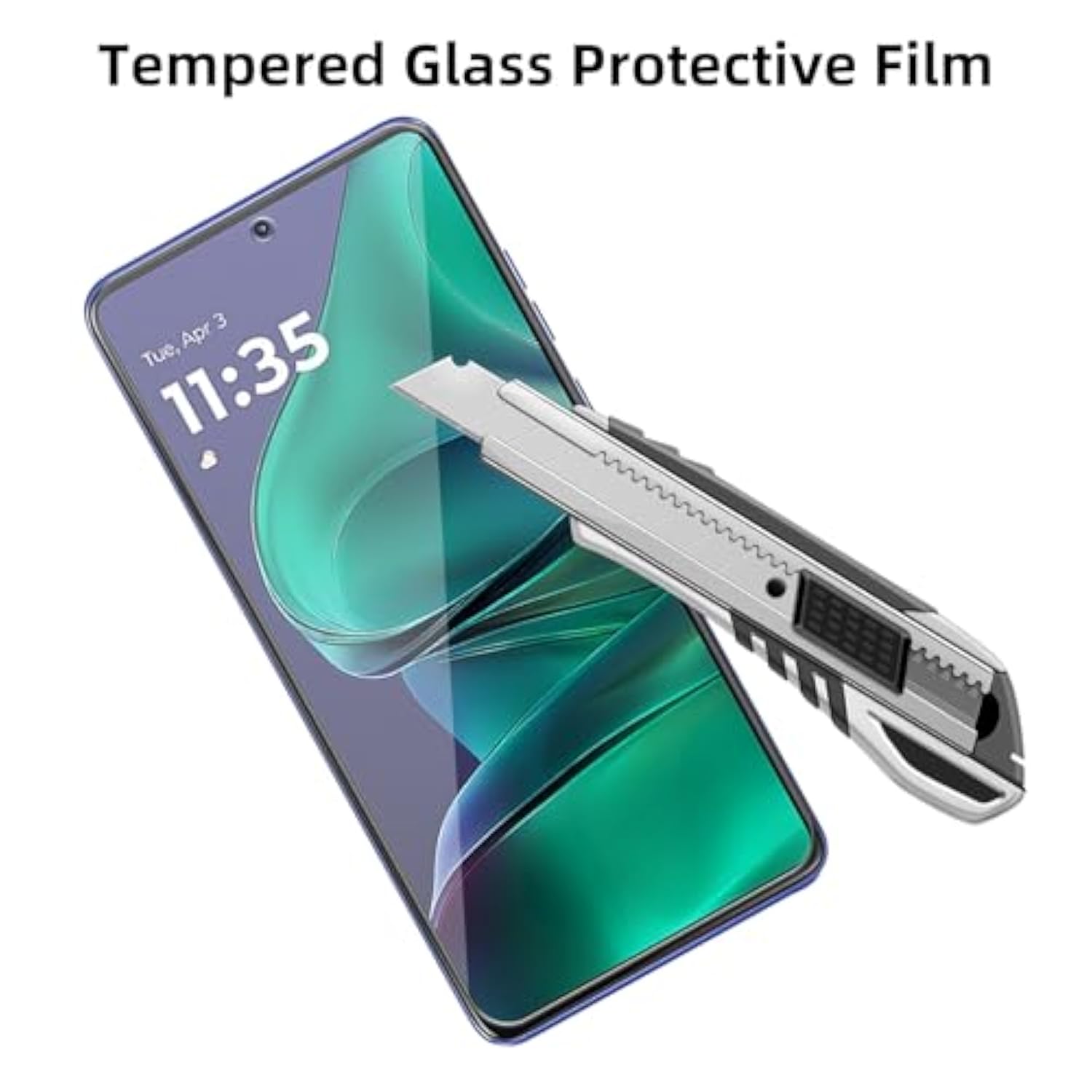 4 Pack Glass Screen Protector Compatible For Motorola Moto G Stylus 2025 / Xt2517 [9H Hardness]-Hd Screen Tempered Glass, Scratch Resistant,Easy Install [Case Friendly]