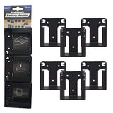 Battery Holder Compatible With Kobalt 24V (6 Pack) - Black | Battery Mounts | Made In The Uk