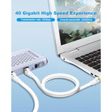 Cat 8 Ethernet Cable, 20Ft High Speed 40Gbps 2000Mhz Sftp Flat Internet Networ