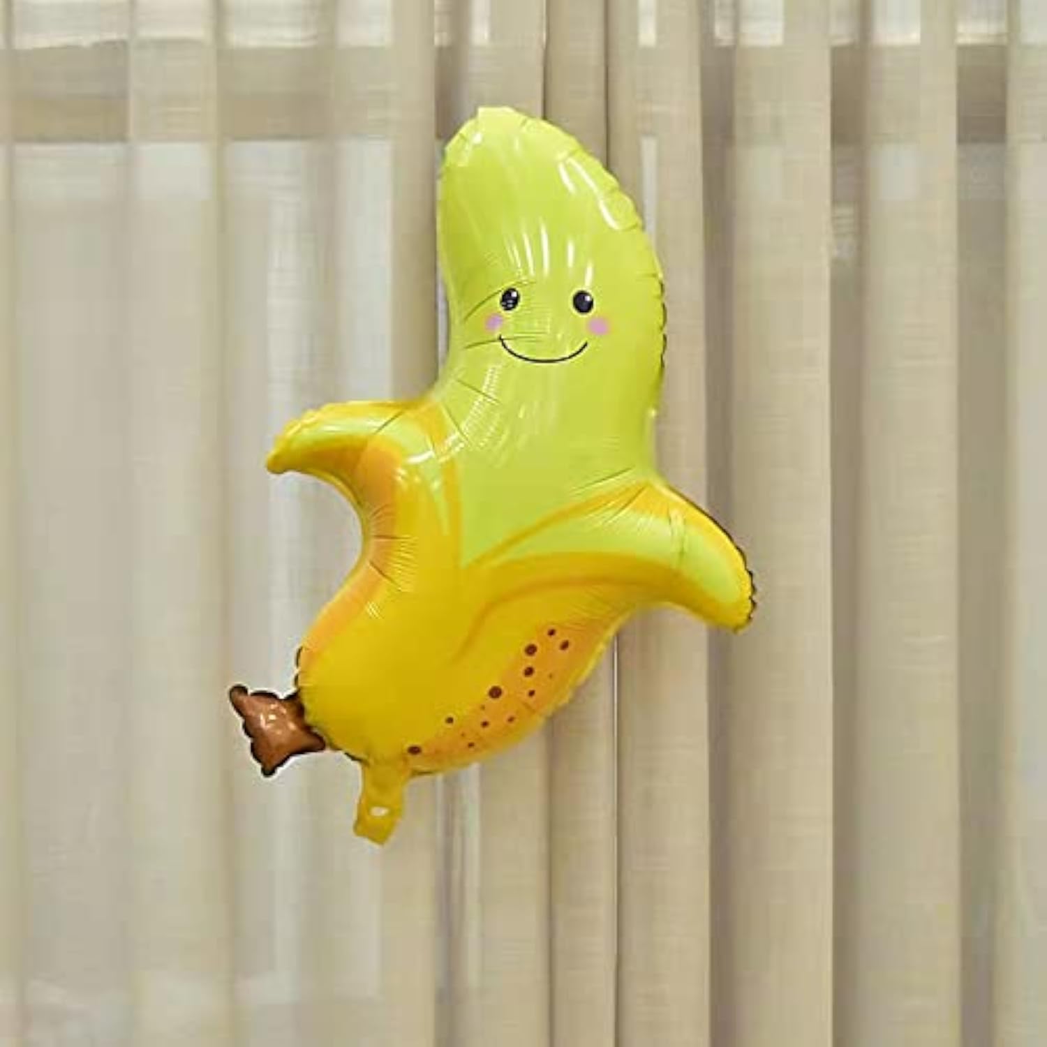 Banana Balloons Fruit Banana Foil Mylar Balloons For Baby Shower Fruit Theme Party Birthday Decoration Supplies 28 Inch 5Pcs