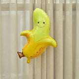 Banana Balloons Fruit Banana Foil Mylar Balloons For Baby Shower Fruit Theme Party Birthday Decoration Supplies 28 Inch 5Pcs