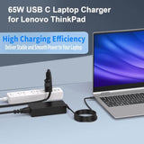 Laptop Usb C Charger For Lenovo Thinkpad 65 Watt 20V 3.25A Type-C Usb Ac Adapt