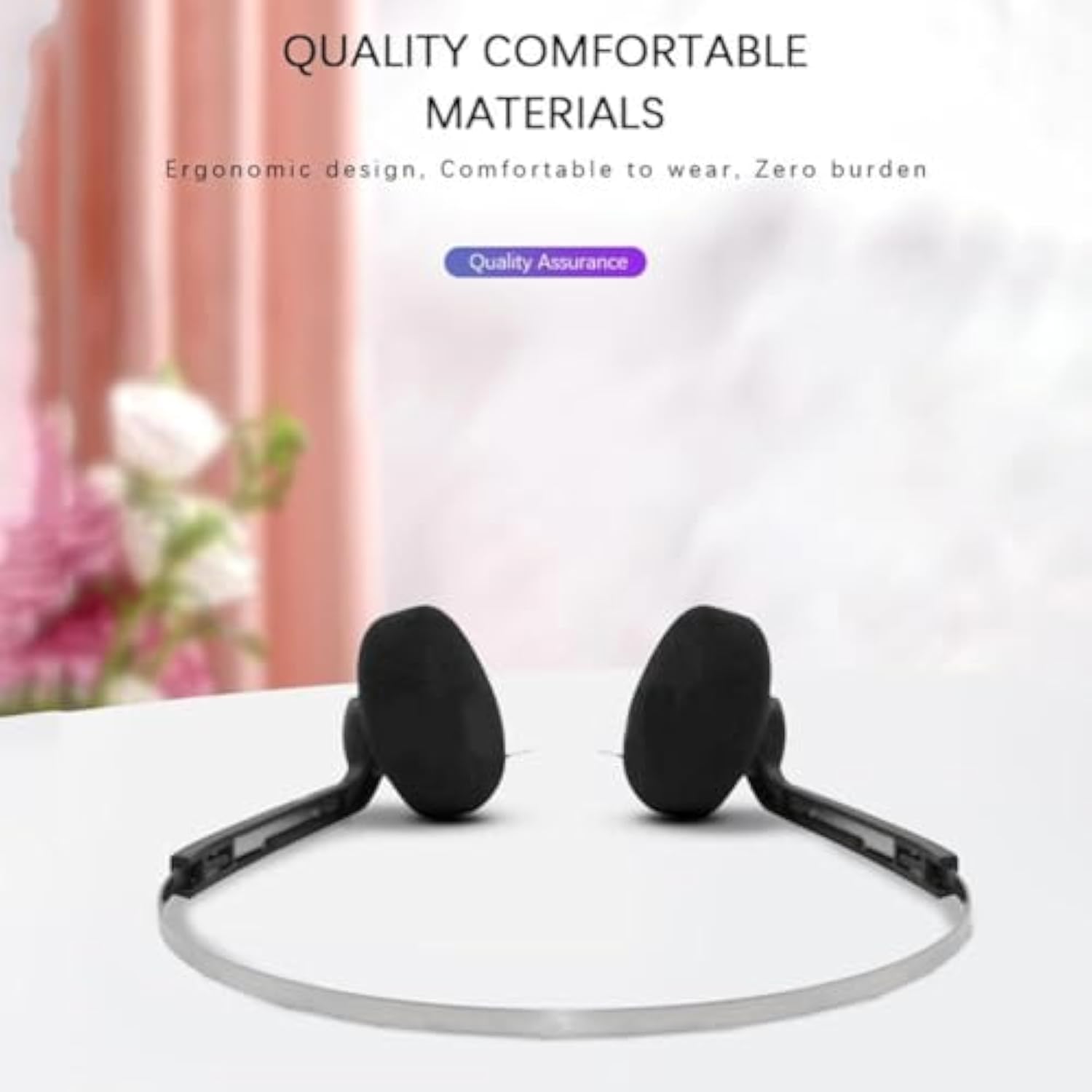 Retro Over-Ear Hi-Fi Headphones Lightweight Vintage Style Orange