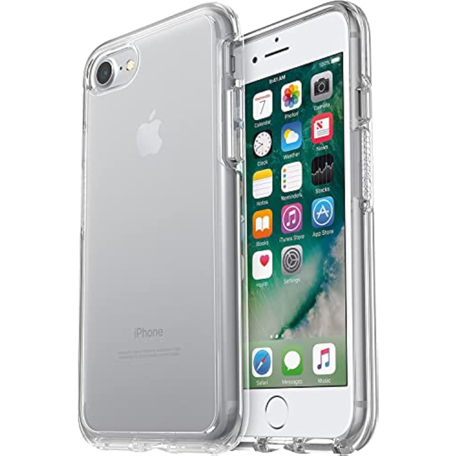 OtterBox Symmetry Series Clear Case for iPhone SE 3rd Gen (2022), iPhone SE 2nd Gen (2020), iPhone 8/7 (Not Plus) - Non-Retail Packaging