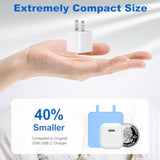 Usb C Charger Block, Usbc Pd Fast Charging Cube C Box Charger Type C Charging Block Wall Plug Adapter & 6Ft Usb C Cable For Iphone 16 15 Pro Max Plus, Ipad Mini6 Air, Samsung Galaxy S24 A16 A15