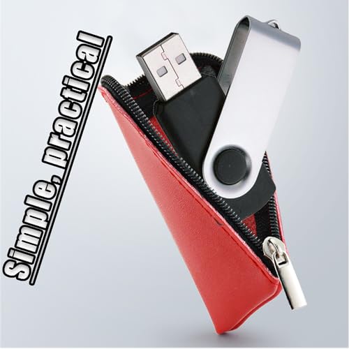 2Pcs Flash Drive Case Usb Storage Case Usb Flash Drive Pu Leather Case Usb Protective Case Small Key Case To Protect Your Usb Flash Drive Or Keys