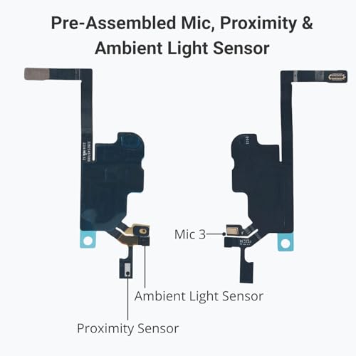 Proximity Sensor Flex for iPhone 13 Pro - Fixes Pink Screen & Restarts (Log 0x10000/0x1000/AOP Panic/Mic3) - Face ID Works - with Mic & Waterproof