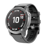 Compatible With Fenix 6/Fenix 7 Bands 22Mm Quickfit Silicone Watch Band Replacement For Fenix 8 47Mm/7 Pro/6 Pro/5/5 Plus/Approach S60/S62/Quatix 6 (Black)