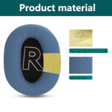Replacement Ear Cushions, Compatible With Logitech Gpro G Prox G433 G233 Headphones, Soft And Delicate Facecloth And Memory Foam Combined Production, Home Headset Replacement Ear Pads (Blue)