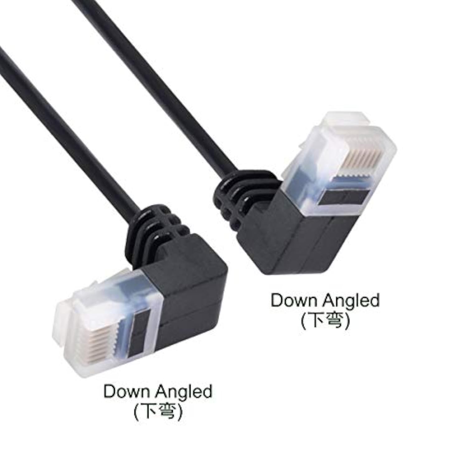 Cy Cat6 Ethernet Cable Down Angled Rj45 Utp Network Cable Cat6A Lan Cable Patc
