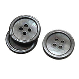 22 Pieces Genuine Smoke Mother Of Pearl Blazer Buttons Suit Buttons Se