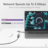 2.5G Usb C And Usb To Ethernet Adapter, 2-In-1 Adapter Compatible With Usb-C T