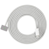 Braided 140W Usb-C To Magnetic 3 Power Cable, Compatible With Macbook Pro M1/M2/M3 Pro/Max 14"/16" 2021/2022/2023 & Macbook Air 13.6"/15.3" M2/M3 2022/2023/2024-6.6Ft (Grey)