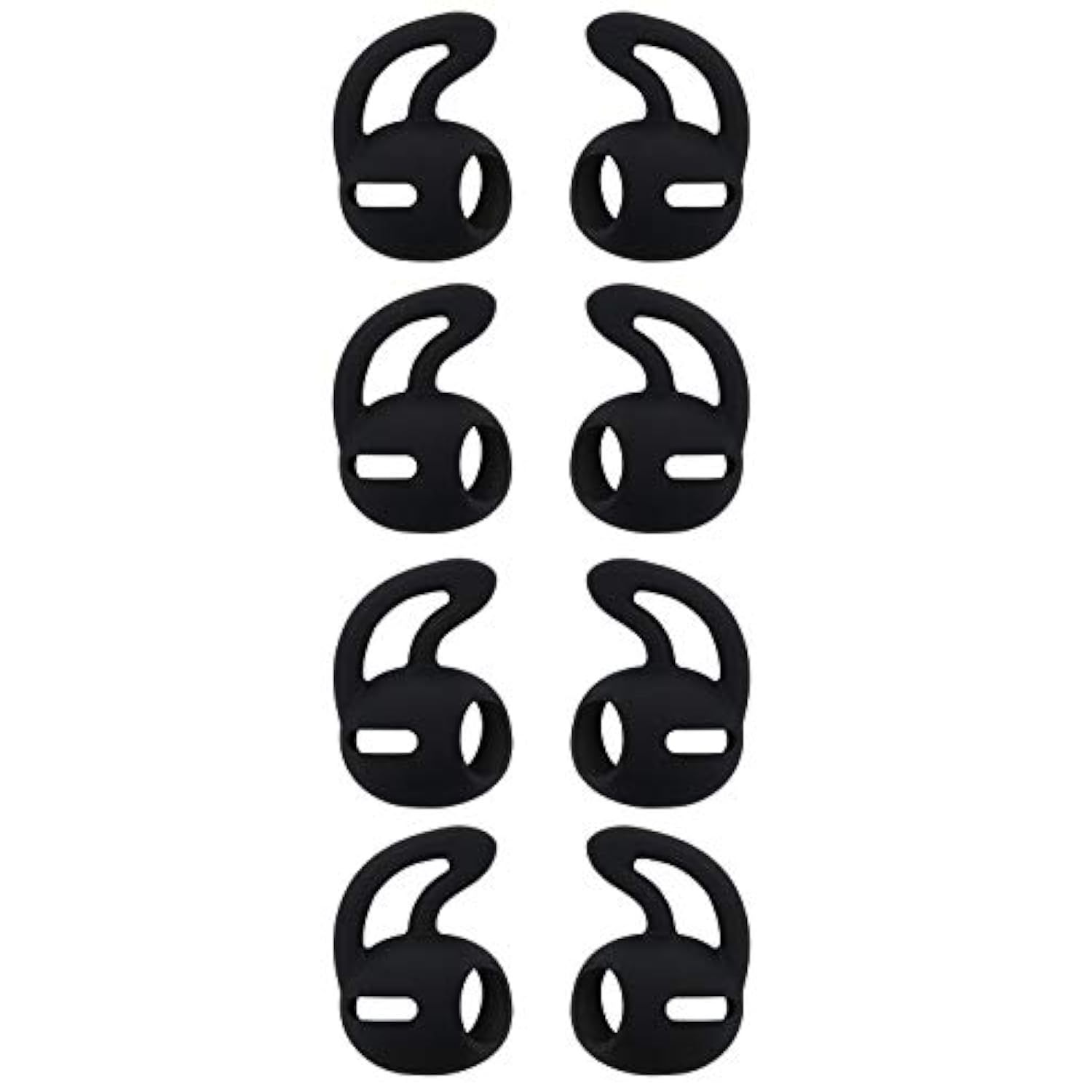 Ear Cover Sport Ear Tips For Airpods Pro Headphones, Anti Slip Anti-Lost Sport Eartips For Airpods Pro, Perfect For Outdoors, 4 Pairs [Sport] Pro Black