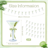 4 Pcs Dirty Martini Party Banner Bar Themed Bachelorette Party Decorations Hanging Sign For Espresso Martini Birthday A Tini Bit Older Decorations