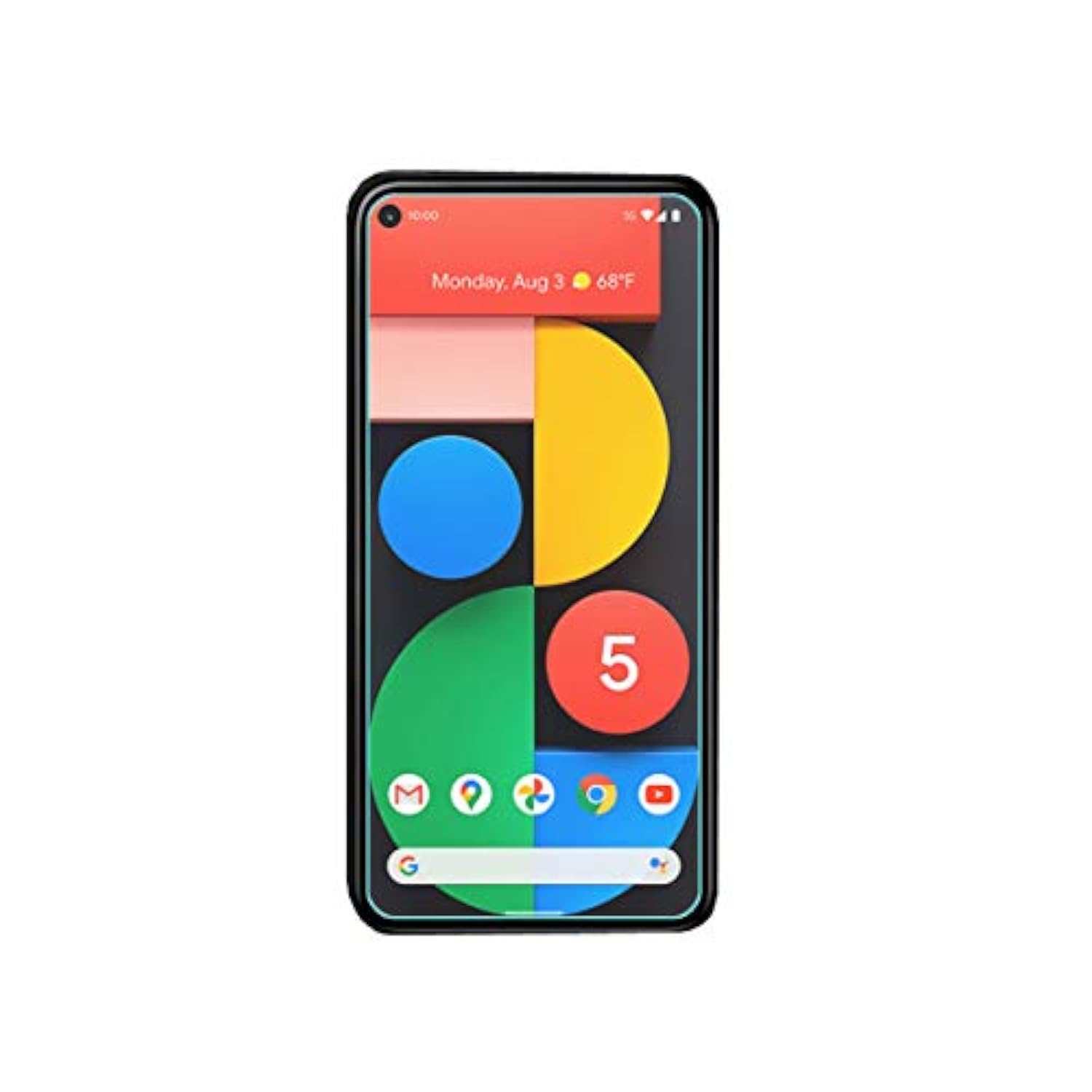 [3-Pack] Designed For Google Pixel 5A [Tempered Glass] [Japan Glass With 9H Hardness] Screen Protector With Replacement