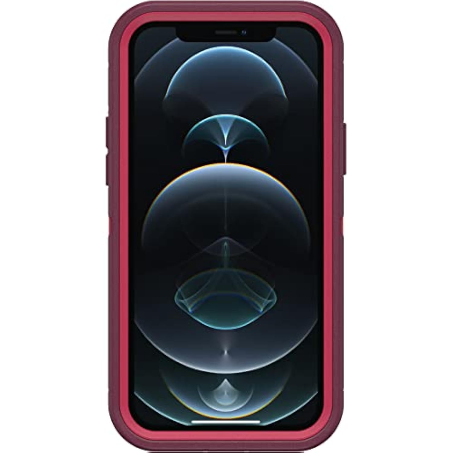 OtterBox Defender Series Case for iPhone 12 & iPhone 12 Pro (Only) - Case Only - Microbial Defense Protection - Non-Retail Packaging - Berry Potion (Raspberry Wine/Boysenberry)