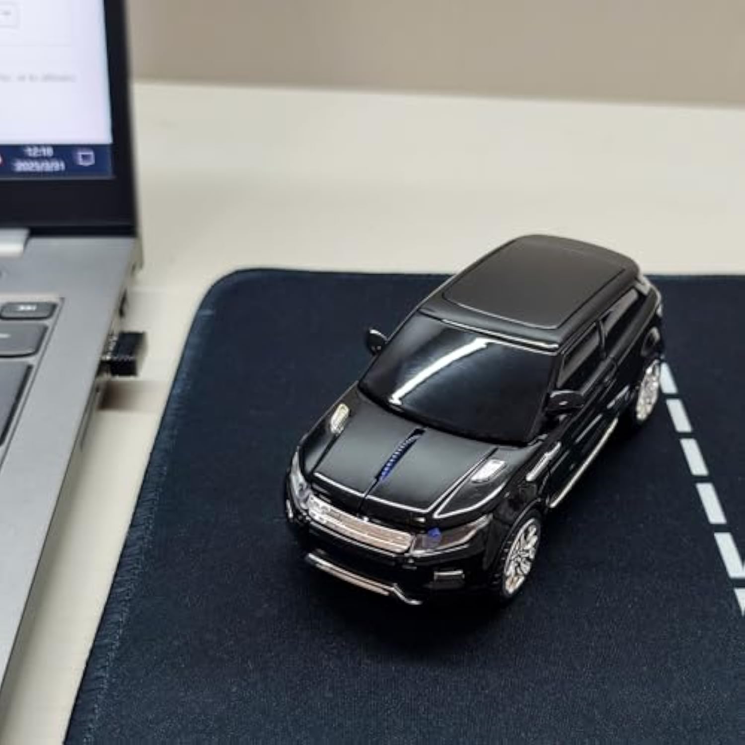 Wireless Car Mouse With Led Headlights, Cool Sport Suv Car Shaped Design Computer Mice For Kids & Adults, Usb Optical Mice For Pc, Laptop, Desktop, A Nice Gadget Mouse For Home, Office, School, Black