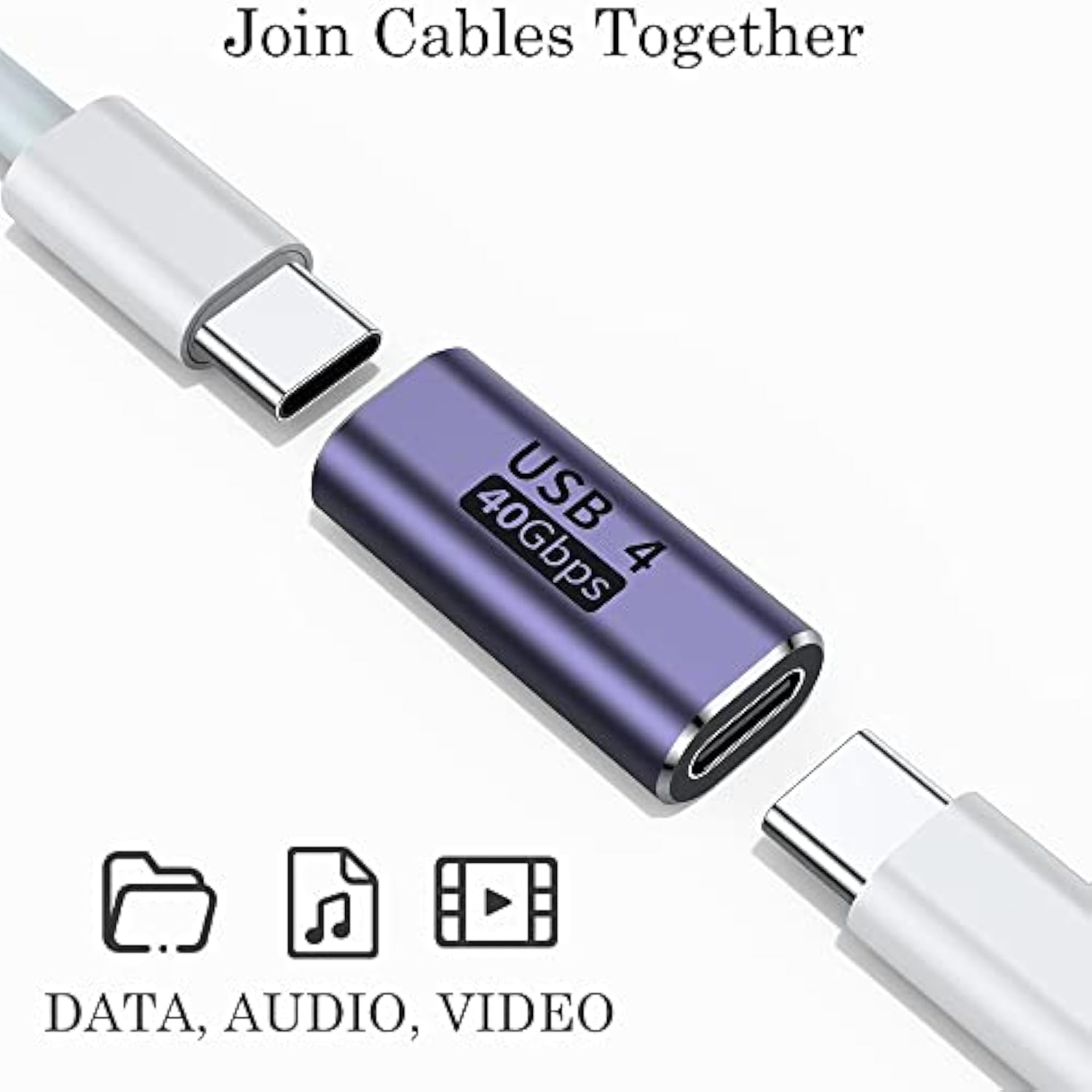 Usb C Coupler (2 Pack), Usb Type C Female To Female Adapter Extender Compatibl
