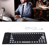 Silicone Keyboard, Foldable Flexible Keyboard Usb Mute Gaming Keyboard, 85 Key