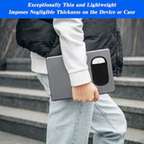 3Pcs Wireless Mouse Holder For Laptop, Stick On Mouse Pouch Universal Mouses Pocket For Laptop, Reusable Self-Adhesive Mouses Holder Bag, Hard Drive Sleeve For Computer Usb Cable Storage