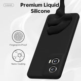 Motorola Moto G Stylus 5G 2024 Phone Case - Ultra Thin Silicone Case with Matte Finish, Black