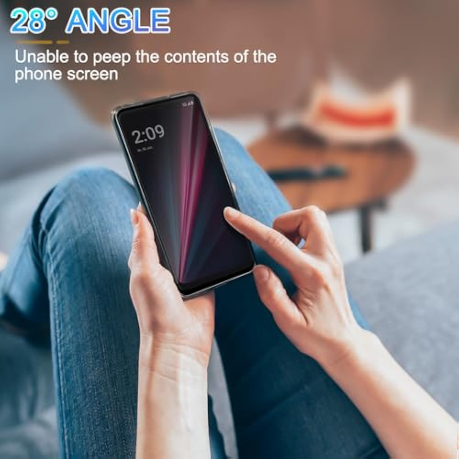 3 Pack Privacy Screen Protector For T-Mobile Revvl 6 5G [Anti-Spy Tempered Glass], Ultra Hd, Anti-Scratch, Bubble-Free, Easy Install 9H Protective Glass For Revvl 6 5G