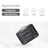 MOSISO 15-16 inch Laptop Hard Case, 15.6 inch Waterproof Shockproof Computer Bag Compatible with MacBook HP Dell, Mechanical Geometric EVA Carrying Sleeve Laptop Case Hard Shell with Handle, Black