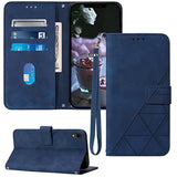 Compatible For Iphone Xr Wallet Case,[Kickstand][Wrist Strap][Card Holder Slots] Tpu Interior Protective Pu Leather Folio Flip Cover For Iphone Xr Case Wallet (Blue)