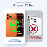 iPhone 17 Pro Case with Stand 6.3 inches Brown