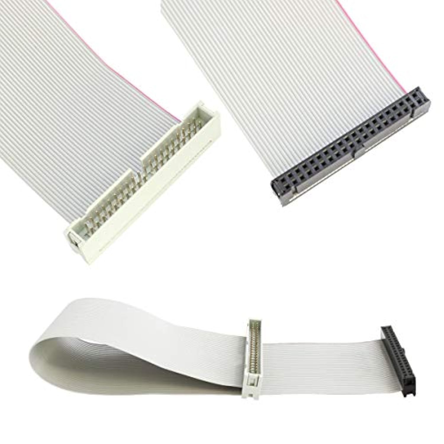 30Cm Ide Female To Male Hard Disk Cable 40 Pins Ide Extension Flexible Flat Ca