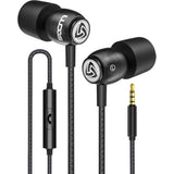 Ludos Clamor Wired Earbuds in-Ear Headphones, 5 Years , Earphones with Microphone, Noise Isolating Ear Buds for School, Kids, Women, Small Ear